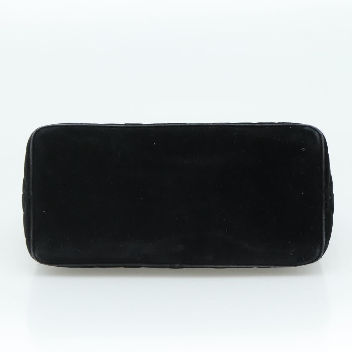 CHANEL Matelasse Standard Tote Bag Velor Black CC Auth yk16770