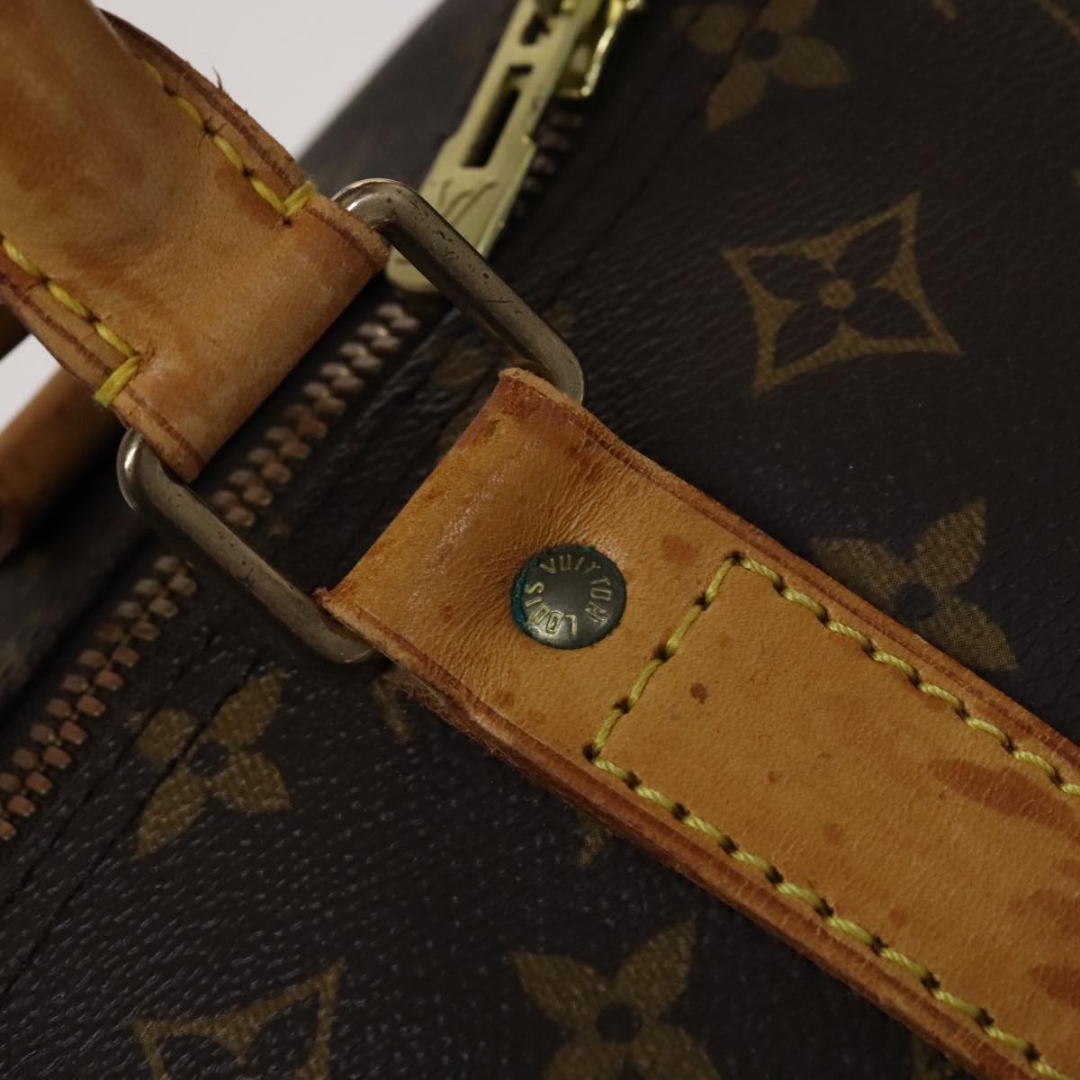 LOUIS VUITTON Monogram Keepall 60 Boston Bag M41422 LV Auth yk16849