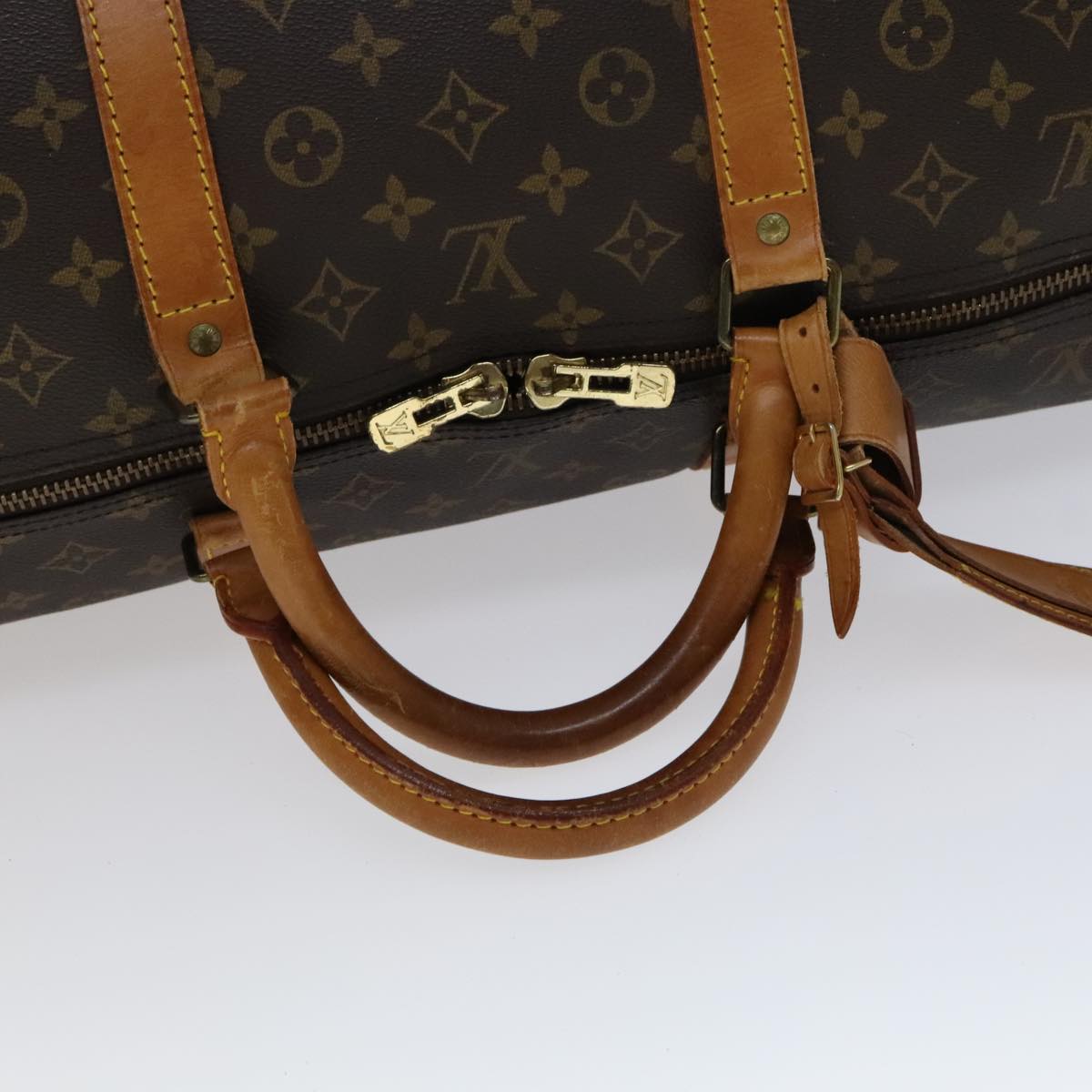 LOUIS VUITTON Monogram Keepall 60 Boston Bag M41422 LV Auth yk16857