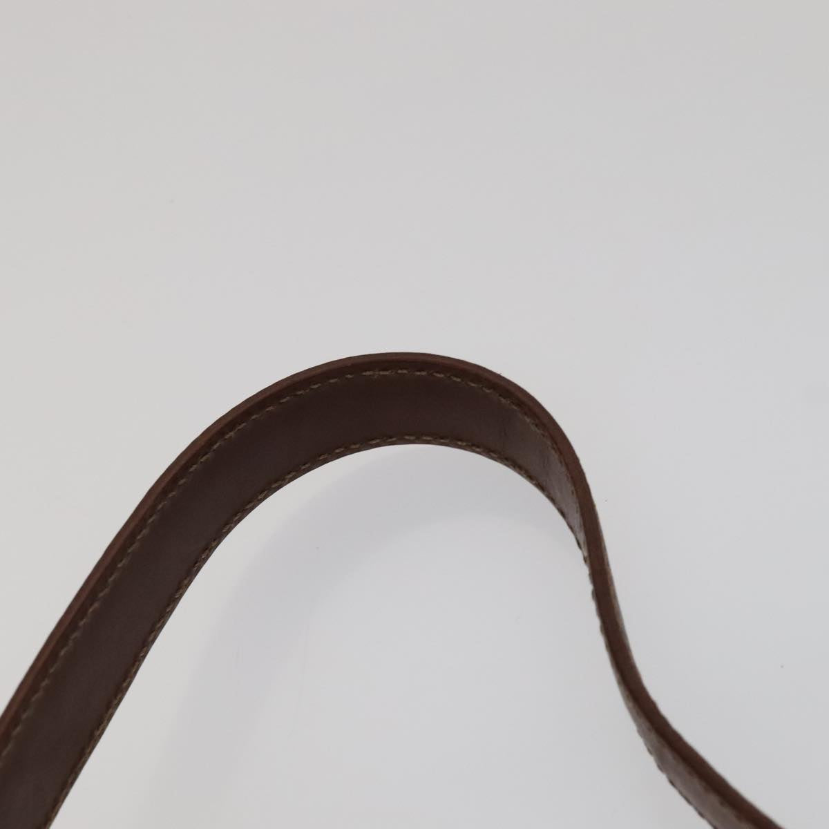 BURBERRY Nova Check Shoulder Bag PVC Leather Beige Auth yk16862