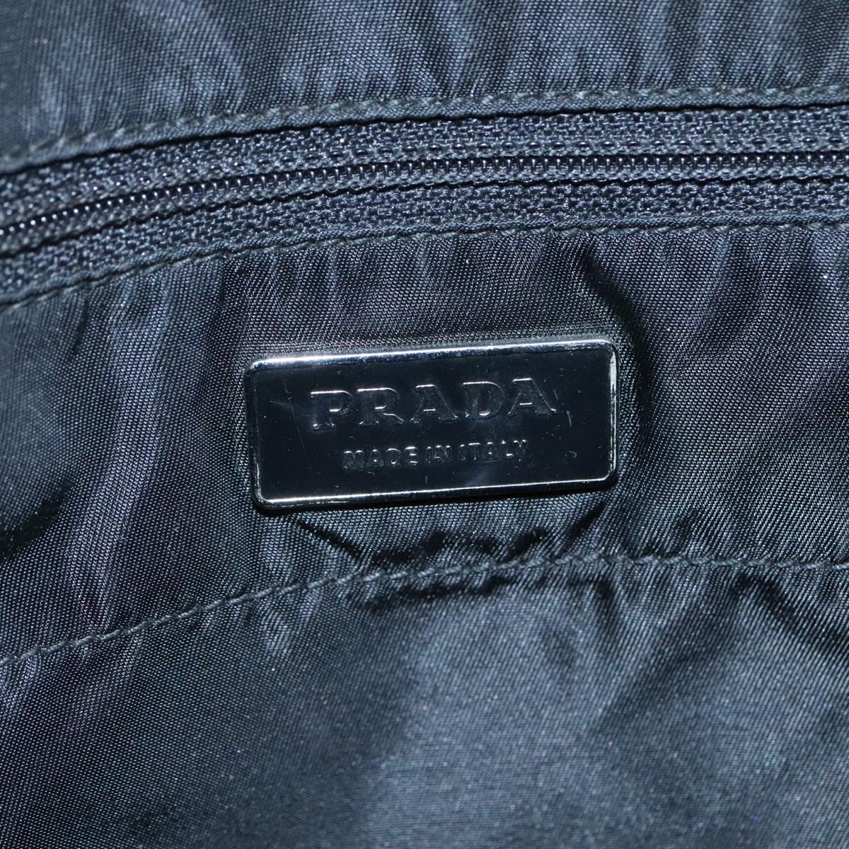 PRADA Tote Bag Nylon Black Auth yk16893