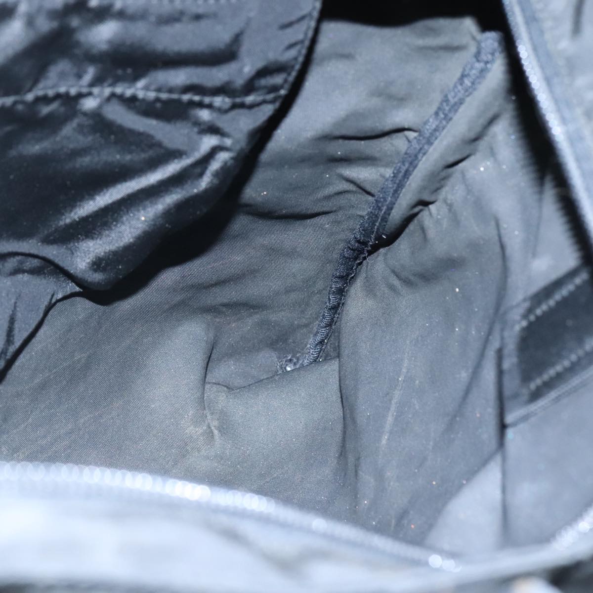 PRADA Tote Bag Nylon Black Auth yk16893