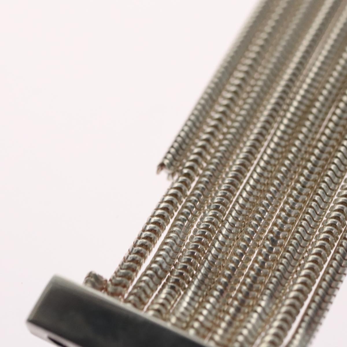 GUCCI Interlocking Bracelet Ag925 Silver Auth yk16929