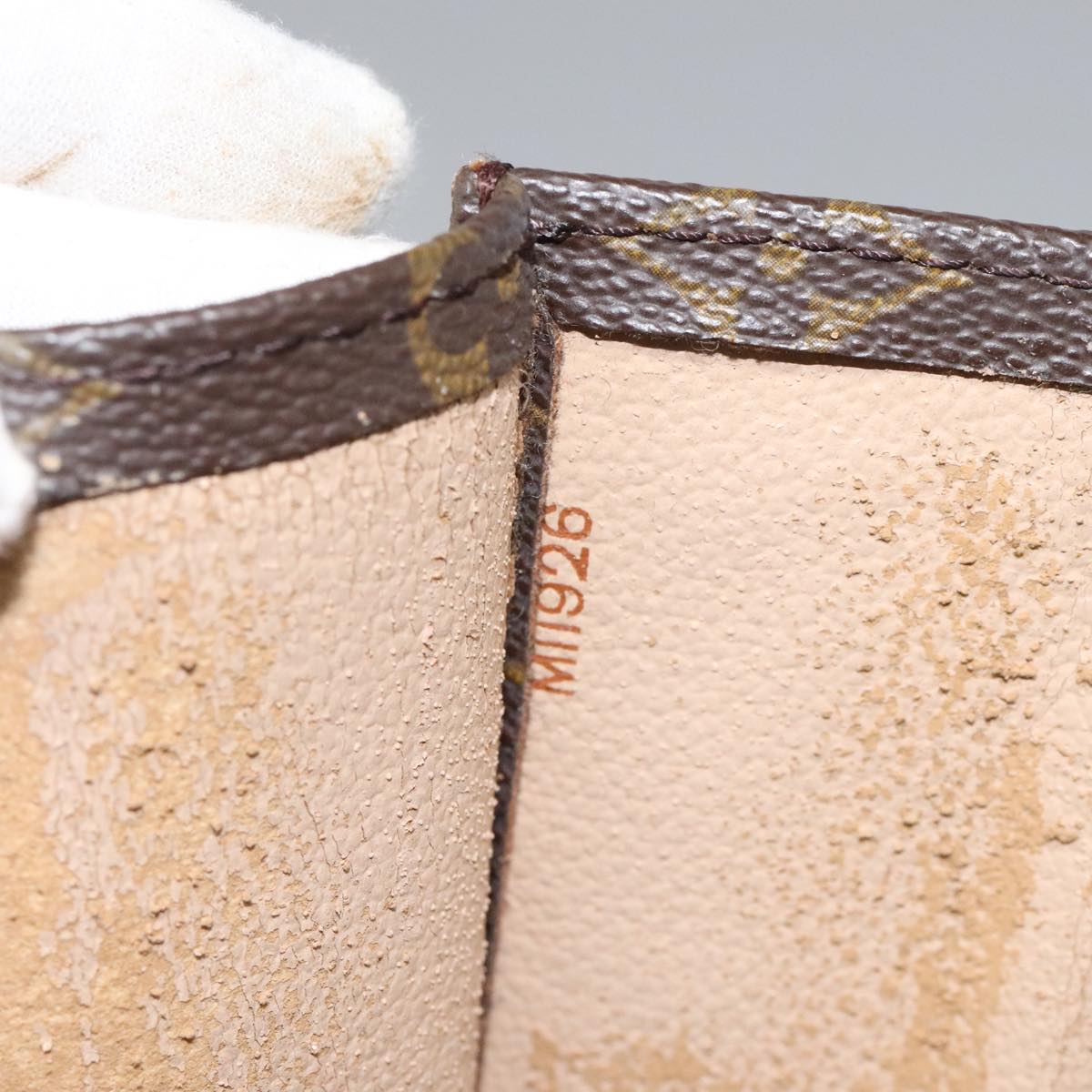 LOUIS VUITTON Monogram Sac Plat Hand Bag M51140 LV Auth yk16972