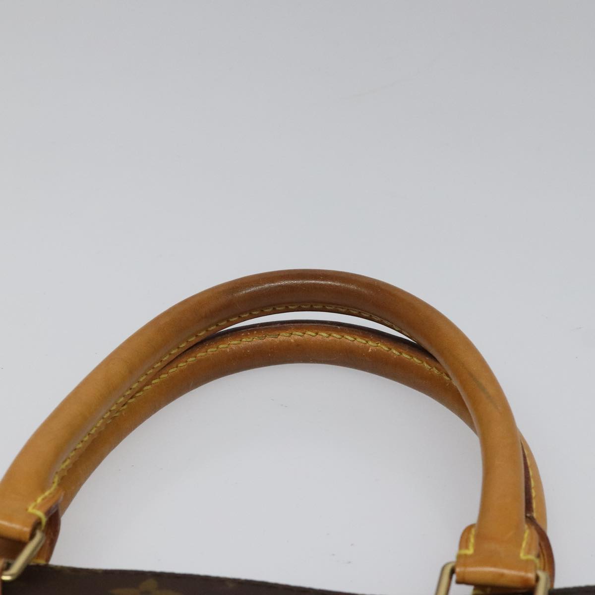 LOUIS VUITTON Monogram Sac Plat Hand Bag M51140 LV Auth yk16972