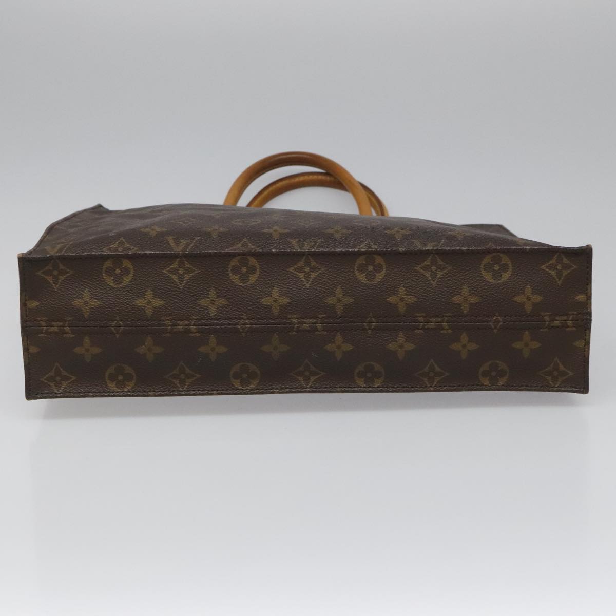 LOUIS VUITTON Monogram Sac Plat Hand Bag M51140 LV Auth yk16972