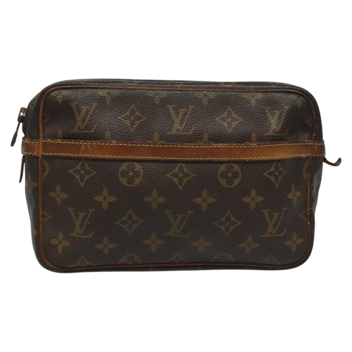 LOUIS VUITTON Monogram Compiegne 23 Clutch Bag M51847 LV Auth yk17047