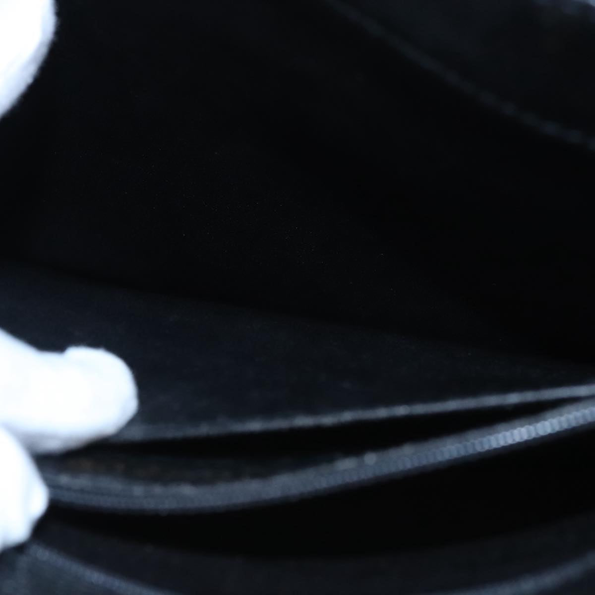 CHANEL COCO Mark Tote Bag Caviar Skin Black Gold CC Auth yk17238A