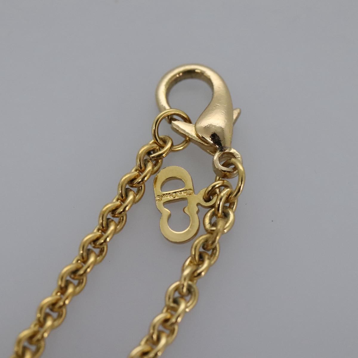 Christian Dior Necklace metal Gold Auth yk17355