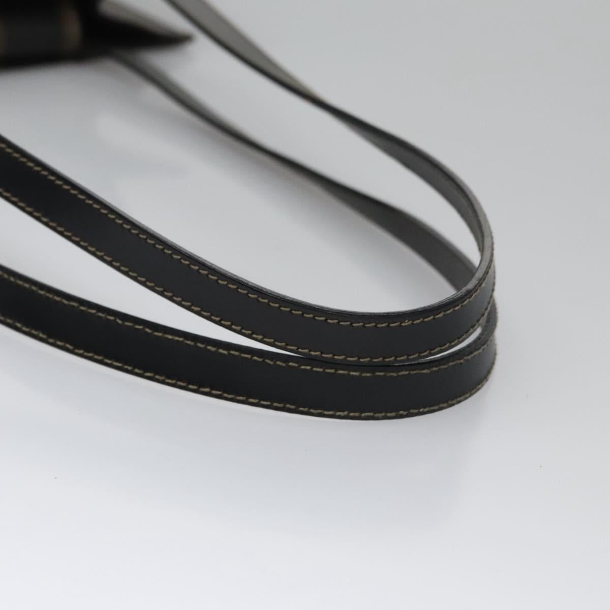 FENDI Pecan Canvas Tote Bag Brown Black Auth yk17395