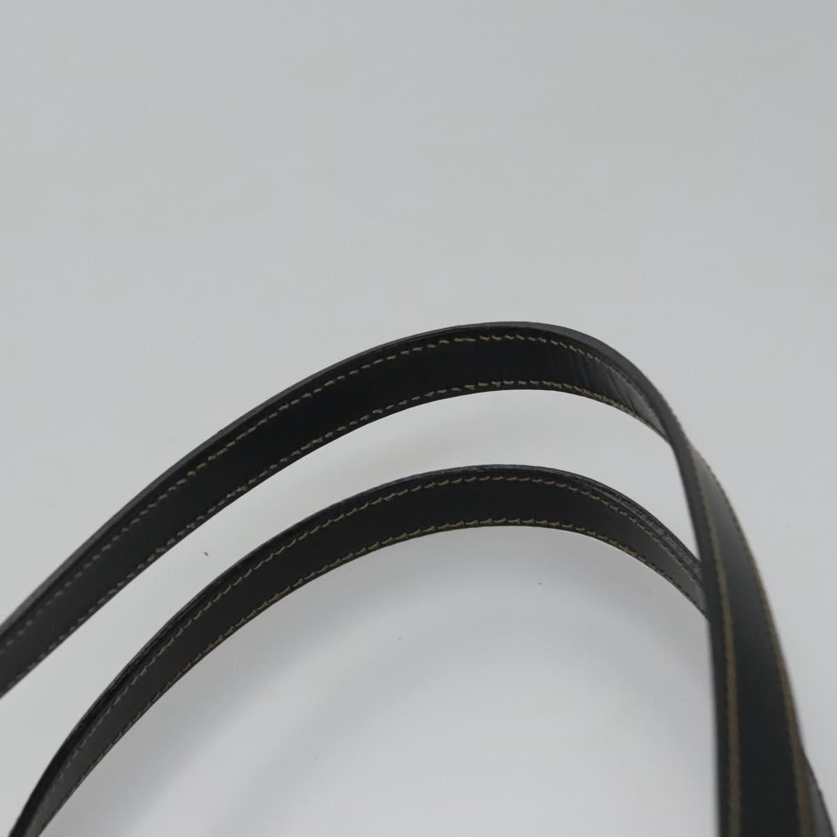 FENDI Pecan Canvas Tote Bag Brown Black Auth yk17395