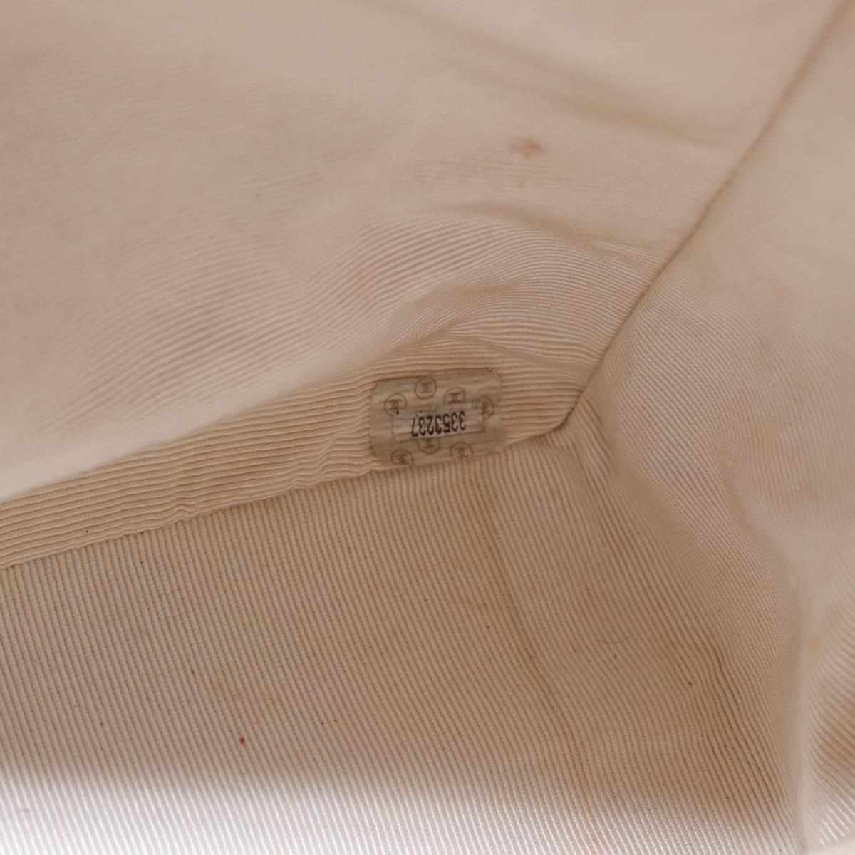 CHANEL Matelasse Chain COCO Mark Lip Tote Bag Vinyl Red CC Auth yk17404