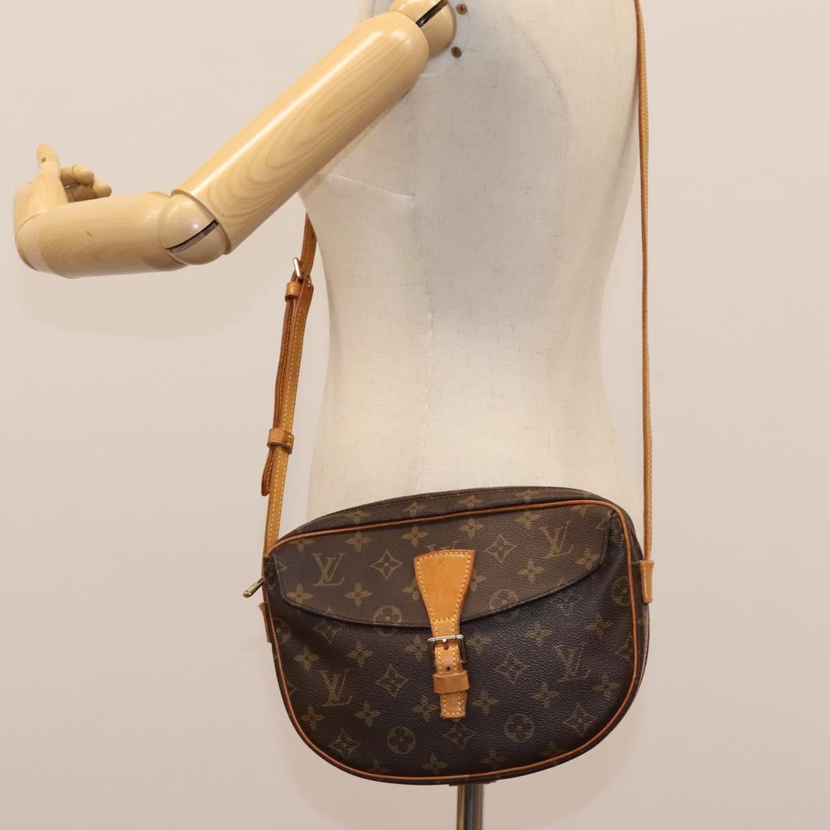 LOUIS VUITTON Monogram Jeune Fille MM Shoulder Bag M51226 LV Auth yk17577