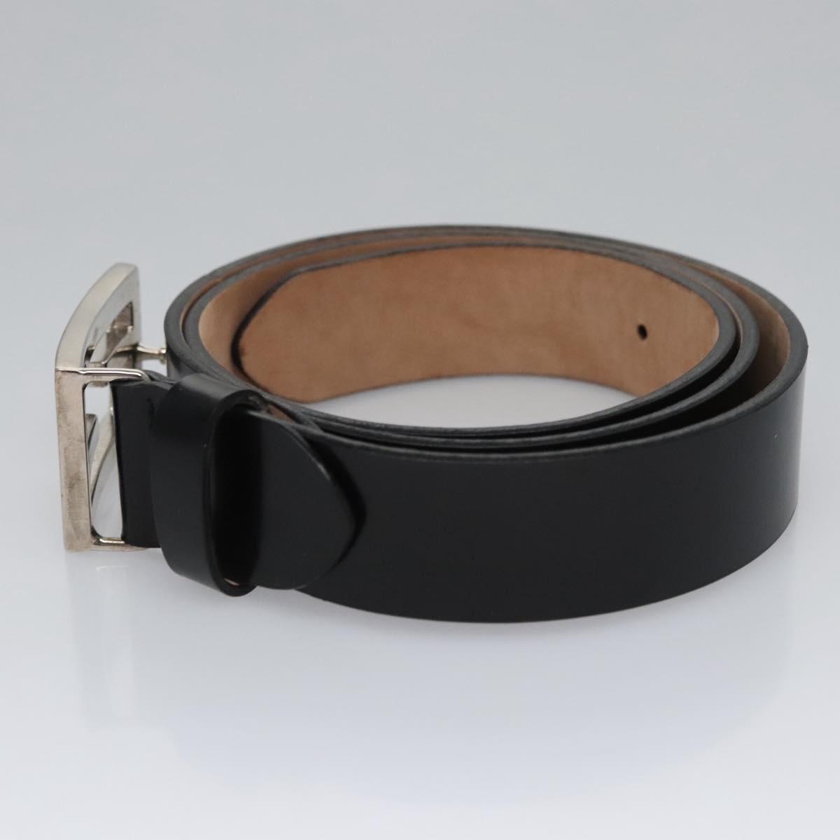 FENDI Belt Leather 39.4"" Black Auth yk17580