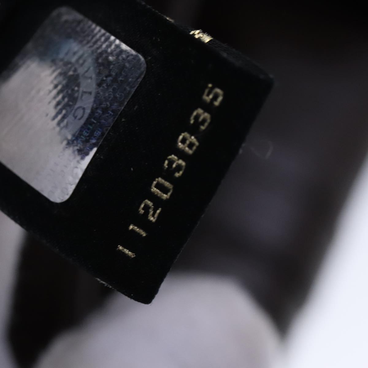 BVLGARI Chandra Shoulder Bag Leather Brown Gold Auth yk17622