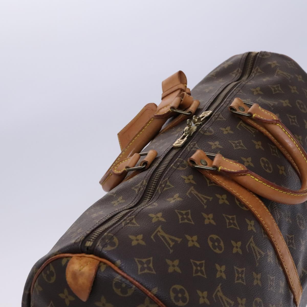 LOUIS VUITTON Monogram Keepall 50 Boston Bag M41426 LV Auth yk17626