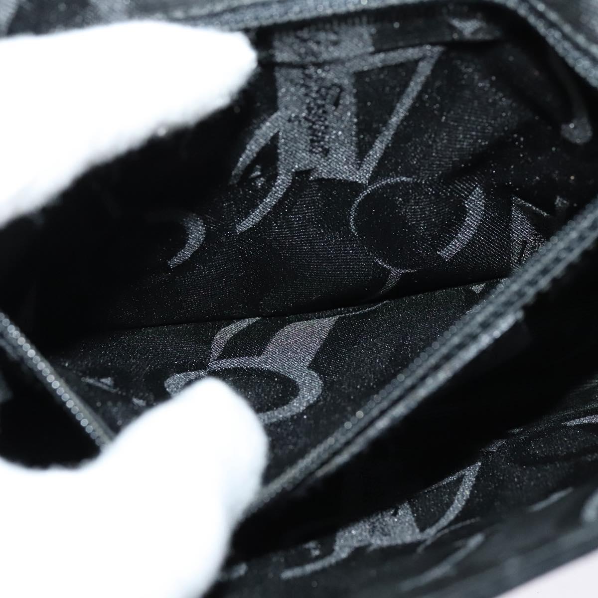 Salvatore Ferragamo Vala Hand Bag Suede Black Auth yk17641