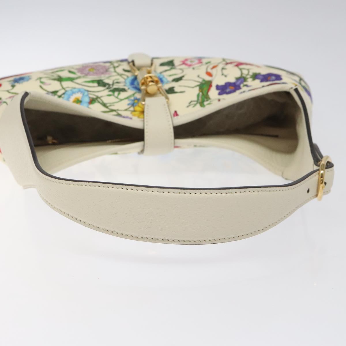 GUCCI Jackie Flora Shoulder Bag Canvas Multicolor 550152 Auth yk17680AV