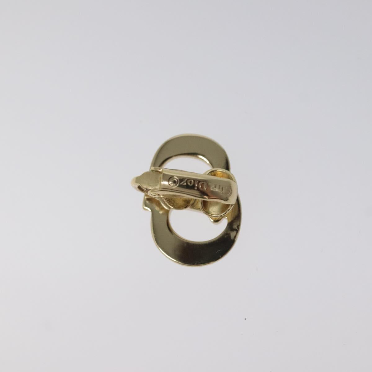 Christian Dior Earring metal Gold Auth yk17691