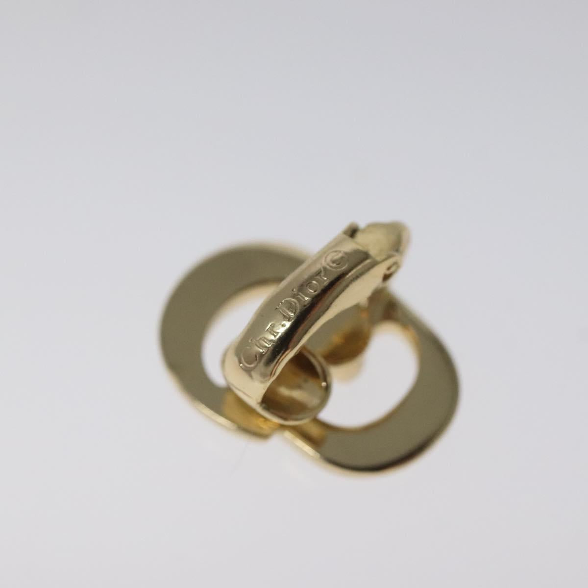 Christian Dior Earring metal Gold Auth yk17691