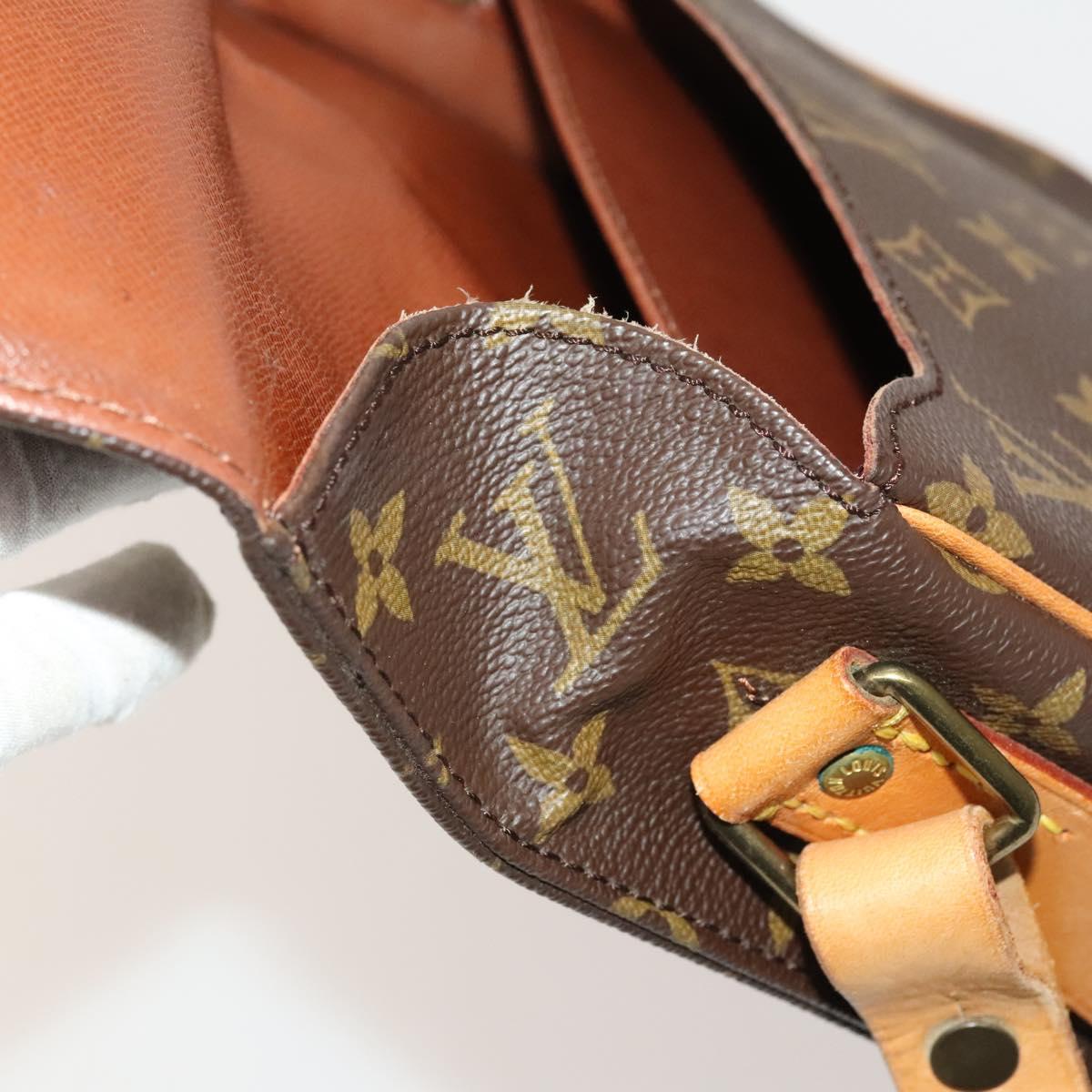 LOUIS VUITTON Monogram Cartouchiere MM Shoulder Bag M51253 LV Auth yk17825