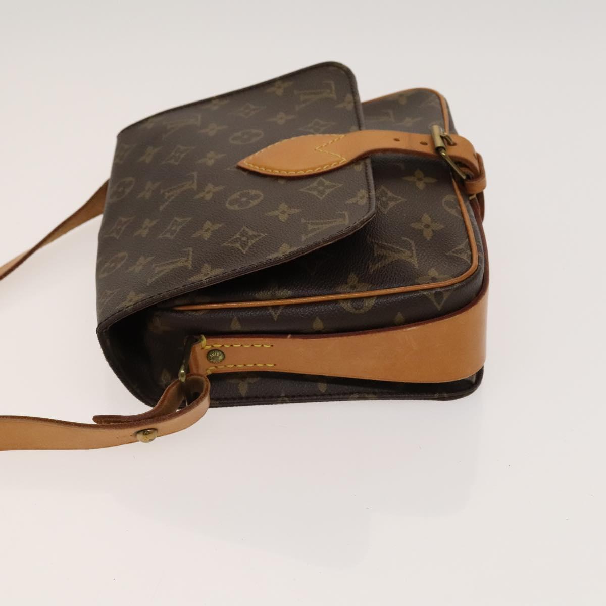 LOUIS VUITTON Monogram Cartouchiere MM Shoulder Bag M51253 LV Auth yk17825