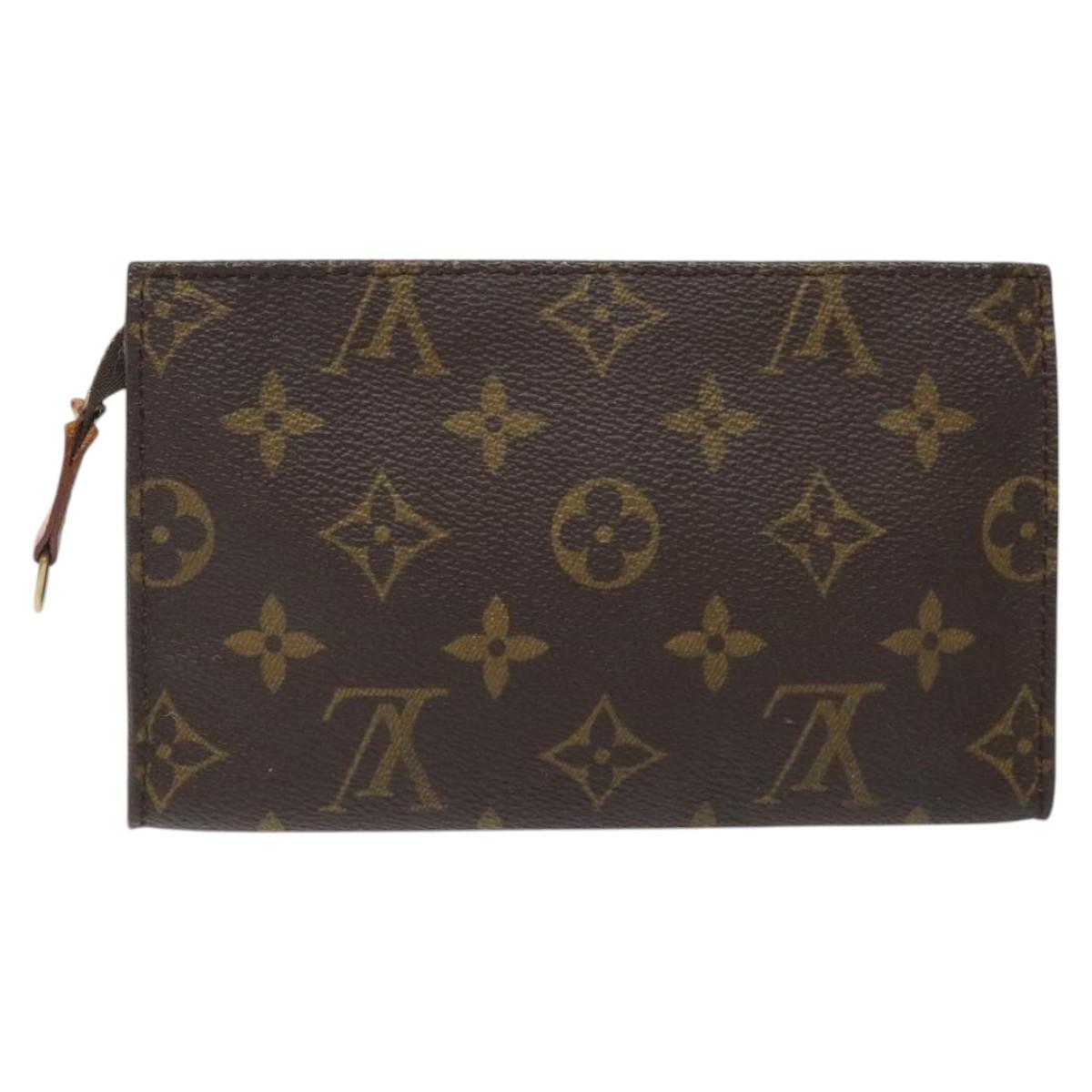 LOUIS VUITTON Monogram Bucket PM Accessory Pouch LV Auth yk17912
