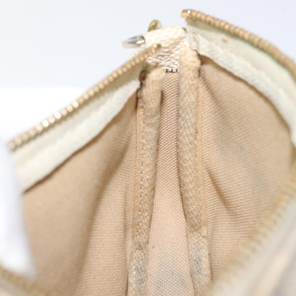 LOUIS VUITTON Damier Azur Mini Pochette Accessoires Pouch N63005 Auth yk17914