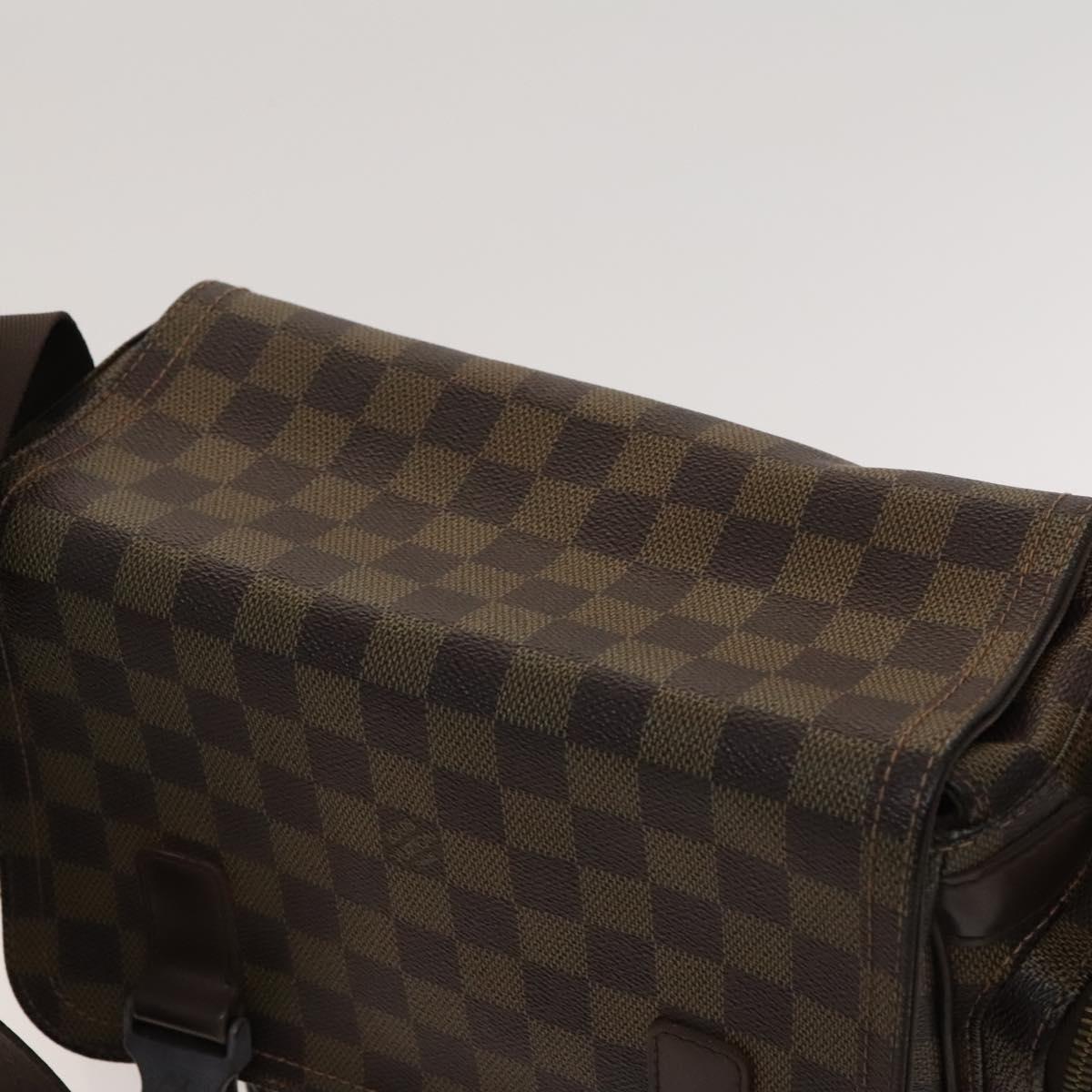 LOUIS VUITTON Damier Ebene Reporter Melville Shoulder Bag N51126 LV Auth yk17936
