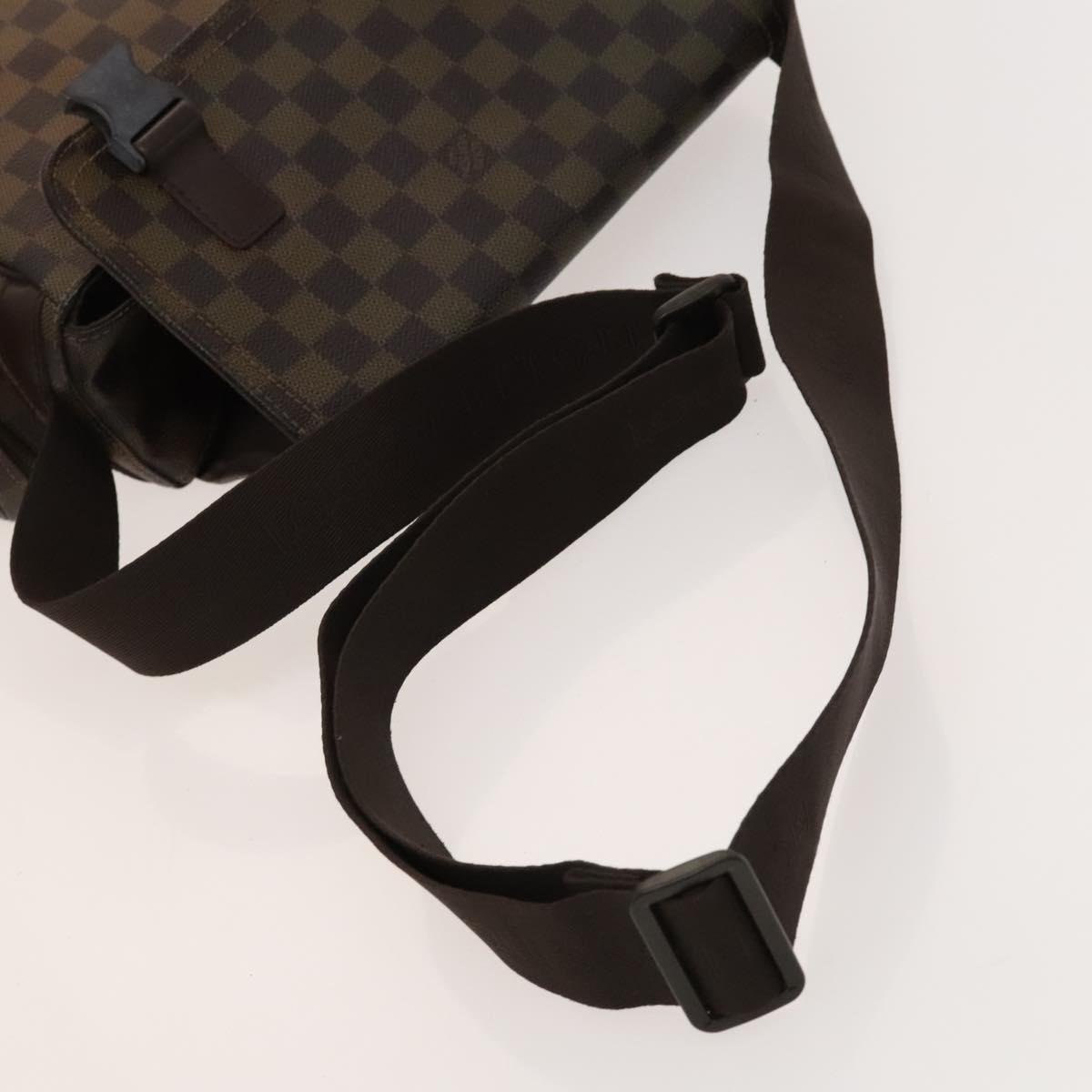 LOUIS VUITTON Damier Ebene Reporter Melville Shoulder Bag N51126 LV Auth yk17936