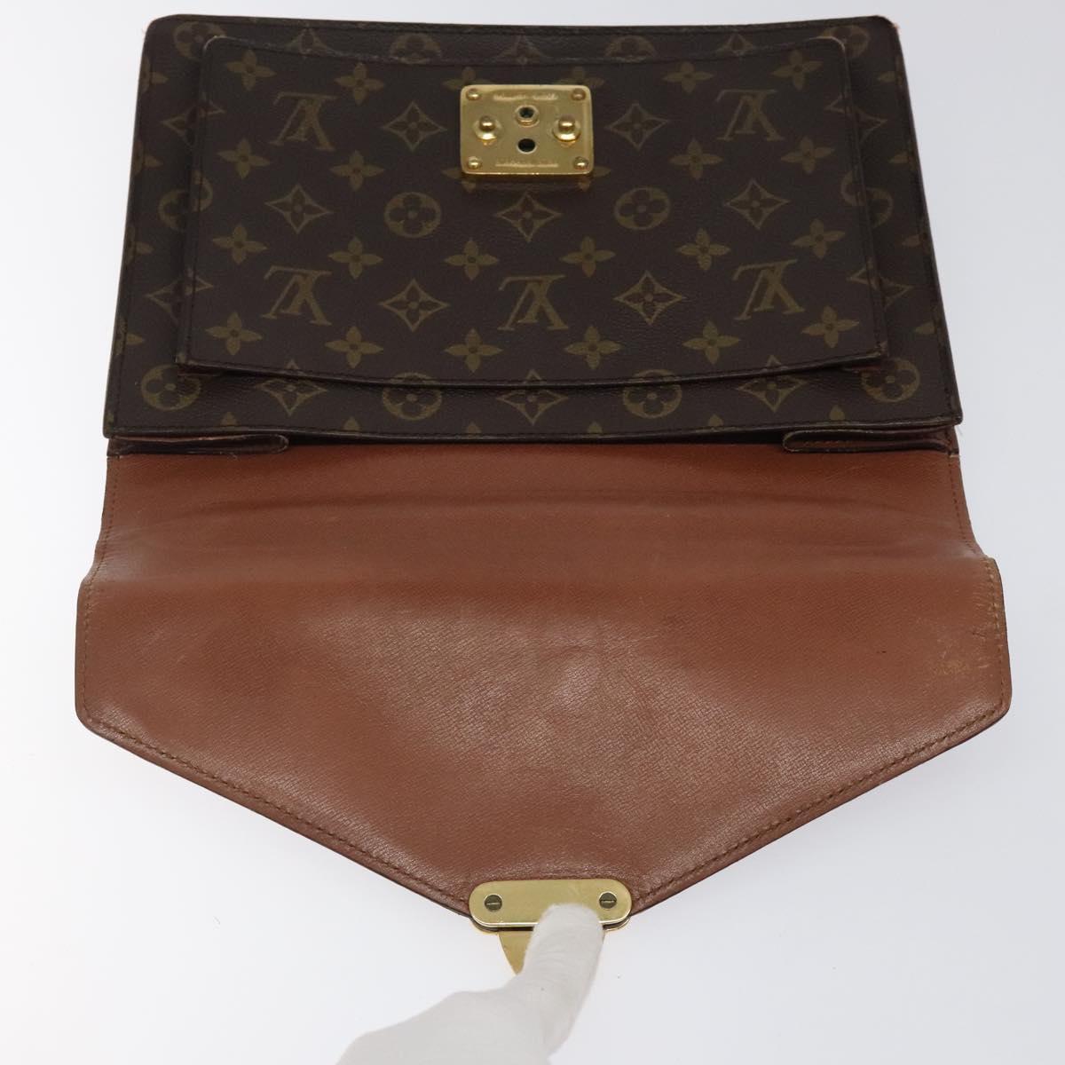 LOUIS VUITTON Monogram Monceau 28 Hand Bag M51185 LV Auth yk17951