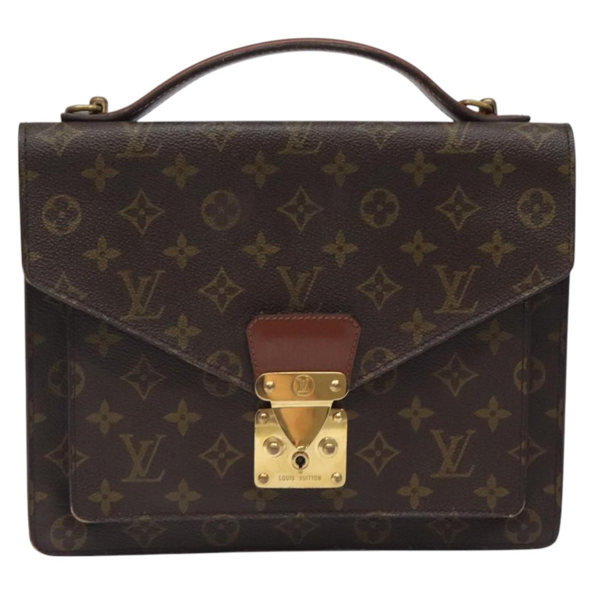 LOUIS VUITTON Monogram Monceau 28 Hand Bag M51185 LV Auth yk17951