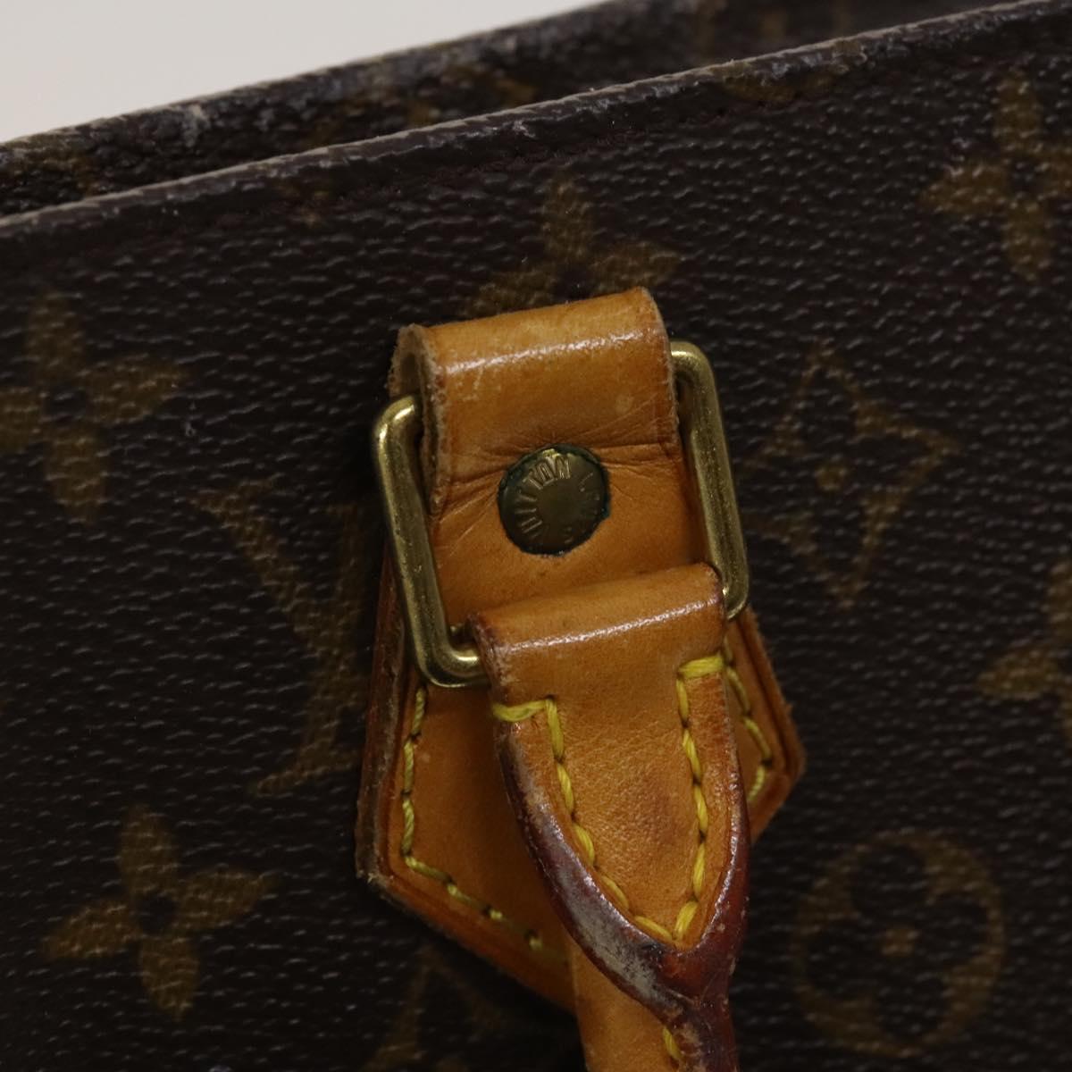 LOUIS VUITTON Monogram Sac Plat Hand Bag M51140 LV Auth yk17966