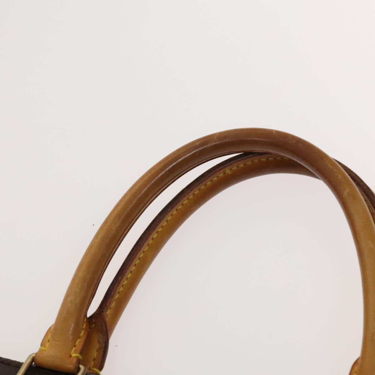 LOUIS VUITTON Monogram Sac Plat Hand Bag M51140 LV Auth yk17966