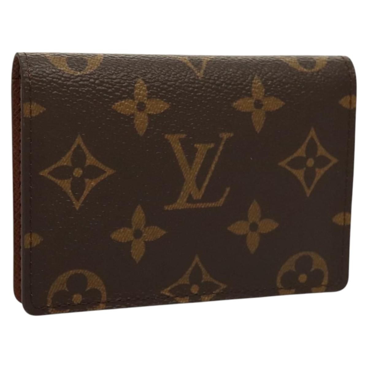 LOUIS VUITTON Monogram Porte 2 Cult Vertical Pass Case M60533 LV Auth yk17969