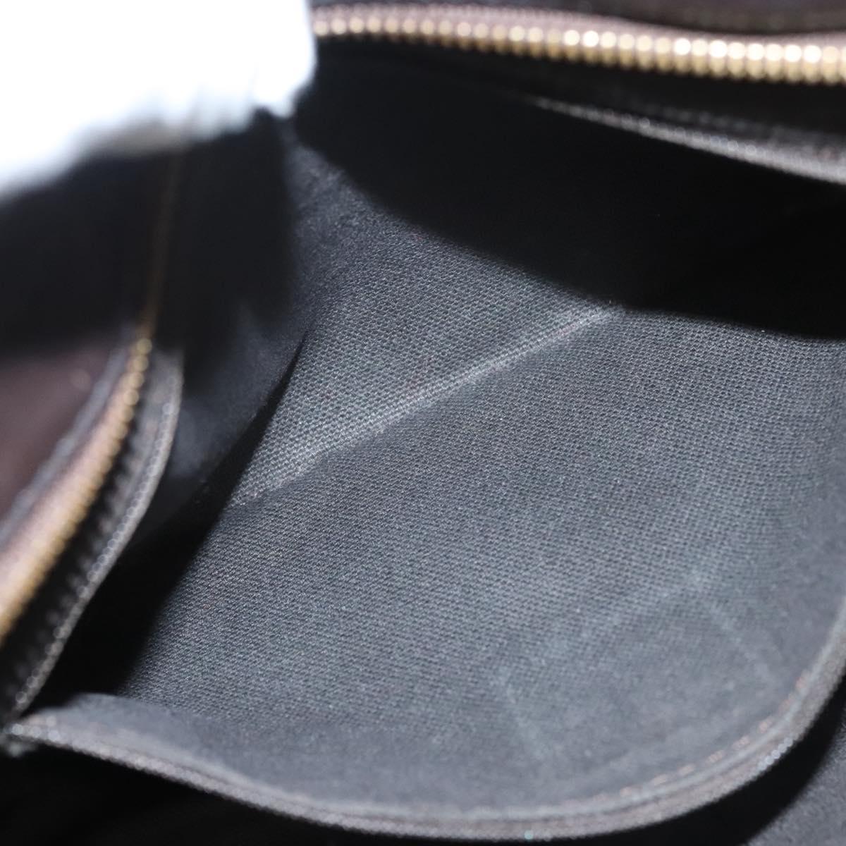 BURBERRY Nova Check Shoulder Bag PVC Leather Beige Brown gold Auth yk17973