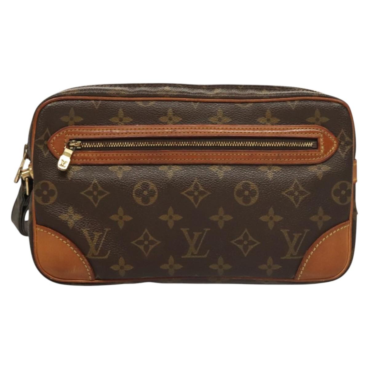 LOUIS VUITTON Monogram Marly Dragonne GM Clutch Bag M51825 LV Auth yk17975