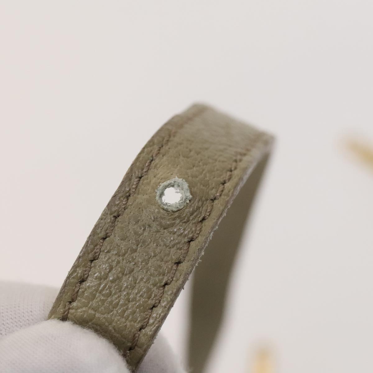 BURBERRY Nova Check Hand Bag PVC Leather 2way Beige Gold Auth yk17998