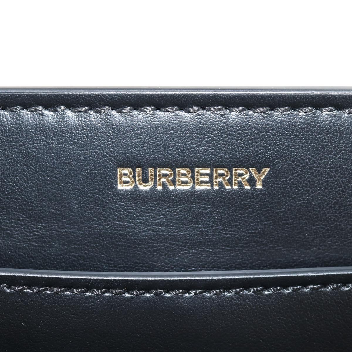 BURBERRY Nova Check Hand Bag Canvas 2way Beige Gold Auth yk18007A