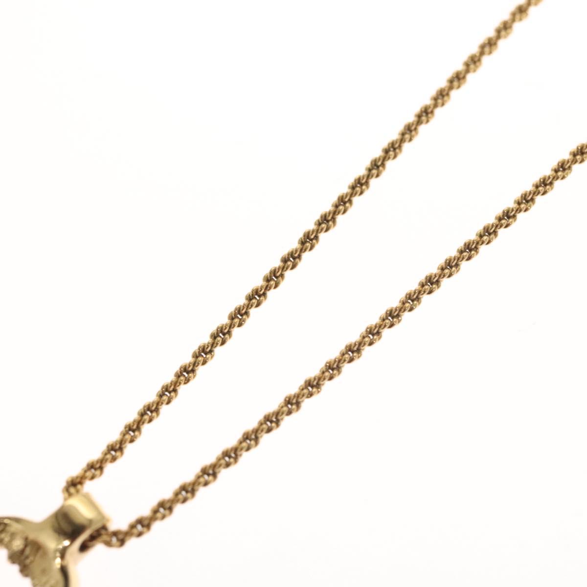 Christian Dior Necklace metal Gold Auth yk18085