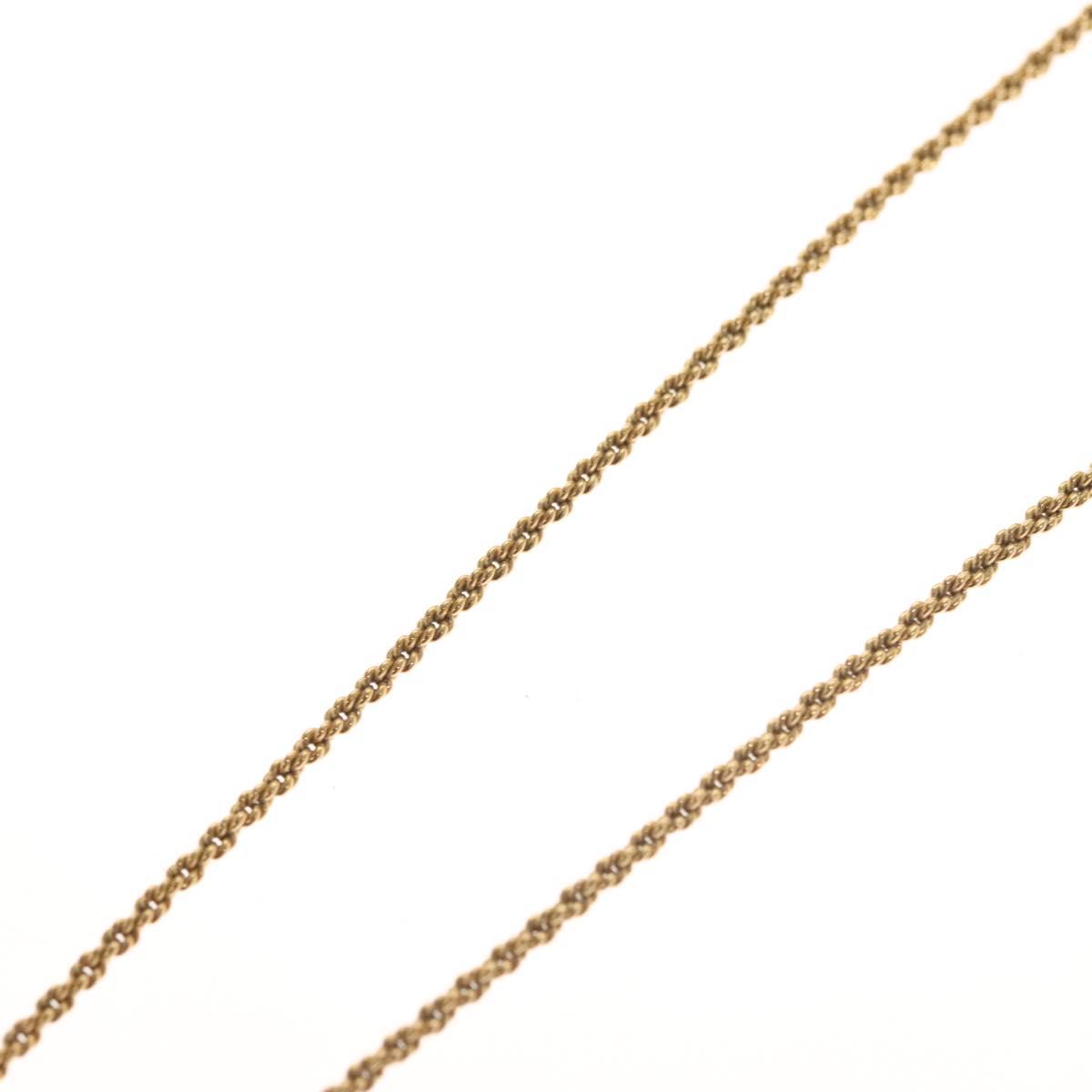 Christian Dior Necklace metal Gold Auth yk18085