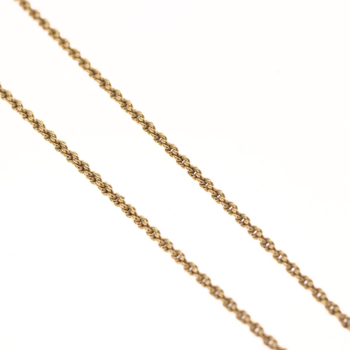 Christian Dior Necklace metal Gold Auth yk18085