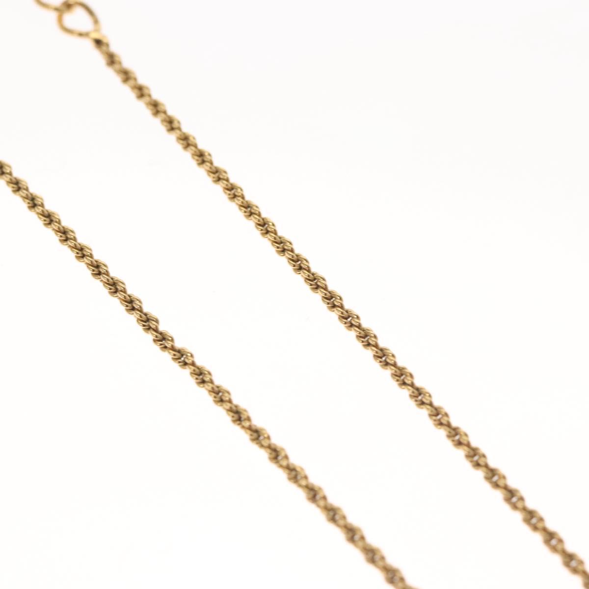 Christian Dior Necklace metal Gold Auth yk18085
