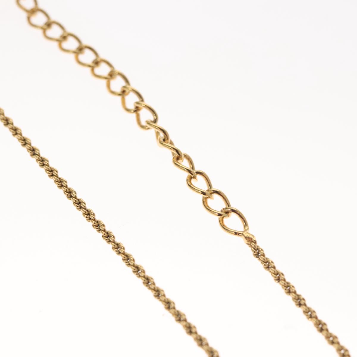 Christian Dior Necklace metal Gold Auth yk18085