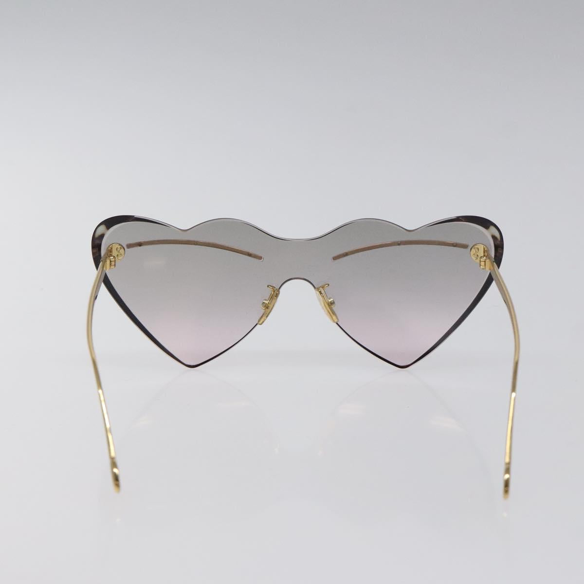 LOEWE Sunglasses metal Gold Auth yk18092M