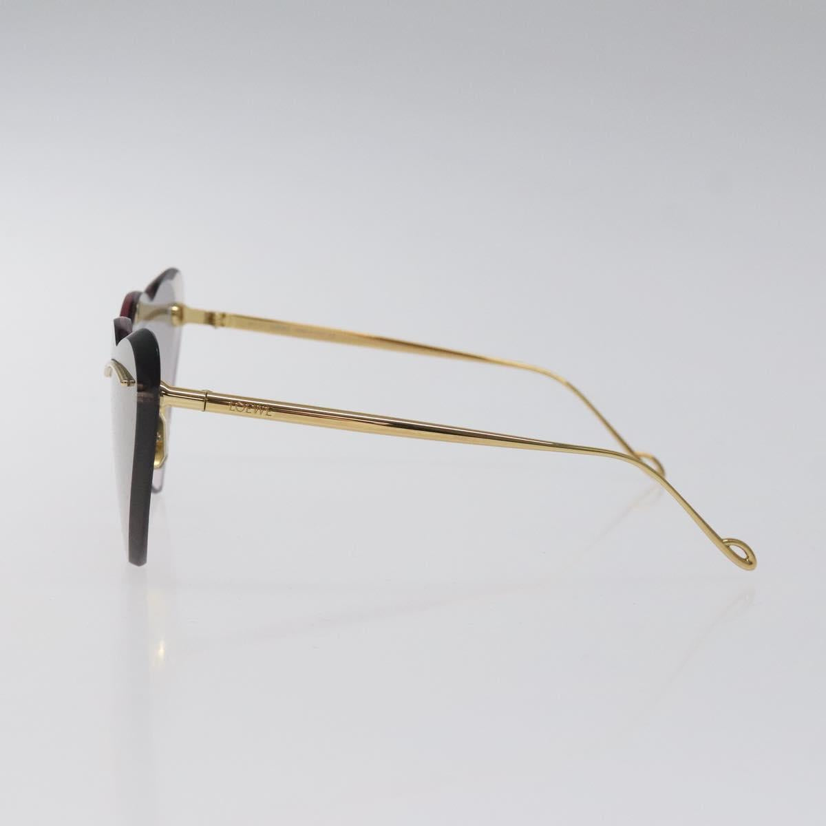 LOEWE Sunglasses metal Gold Auth yk18092M