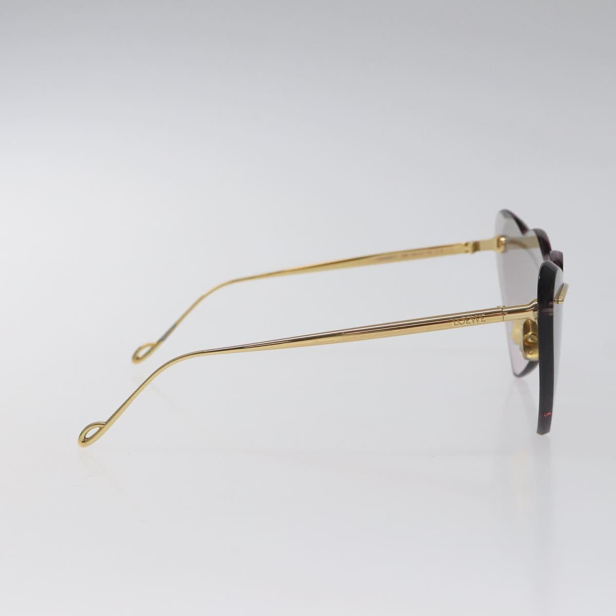 LOEWE Sunglasses metal Gold Auth yk18092M