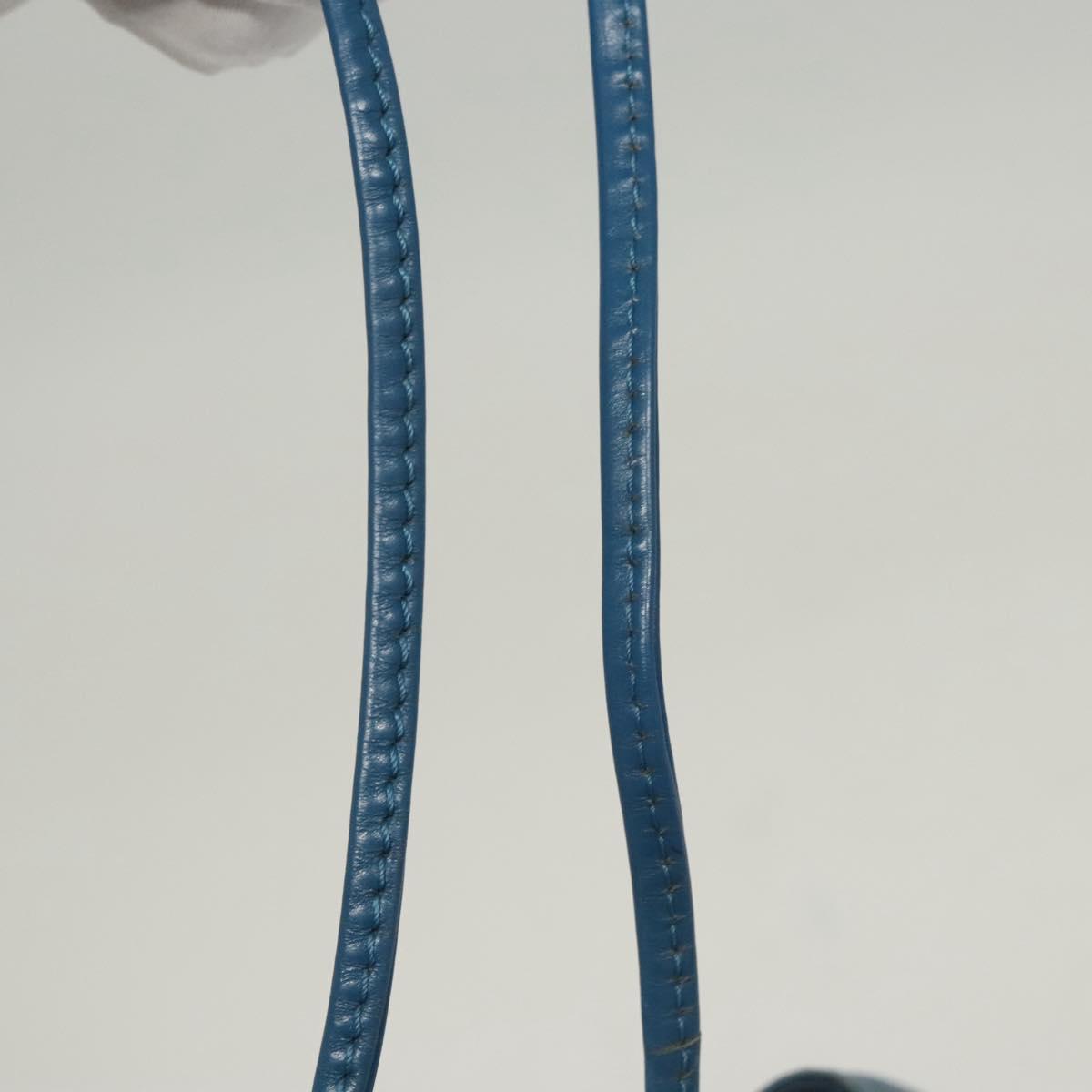 LOUIS VUITTON Epi Petit Noe Shoulder Bag Blue M44105 LV Auth yk18129