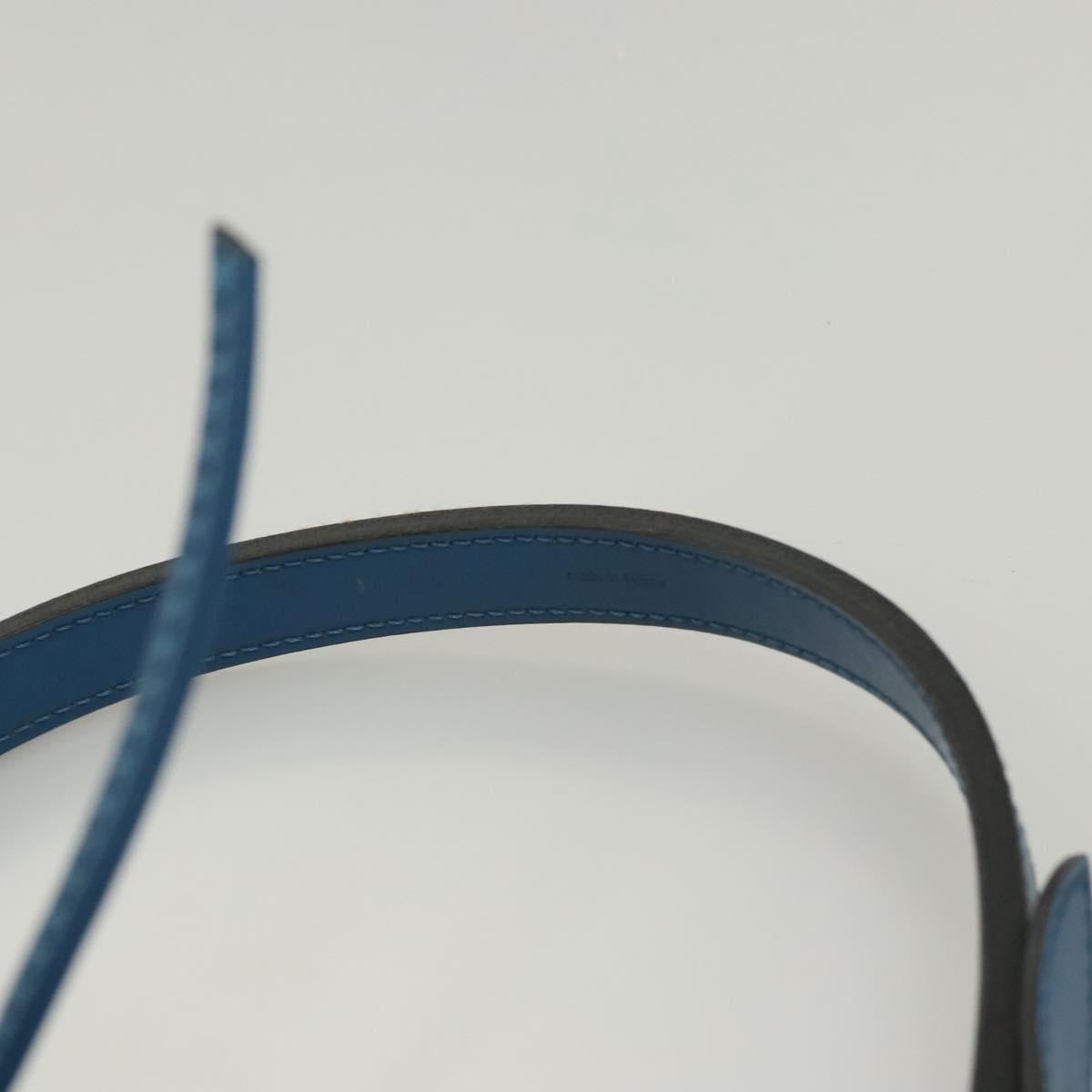 LOUIS VUITTON Epi Petit Noe Shoulder Bag Blue M44105 LV Auth yk18129