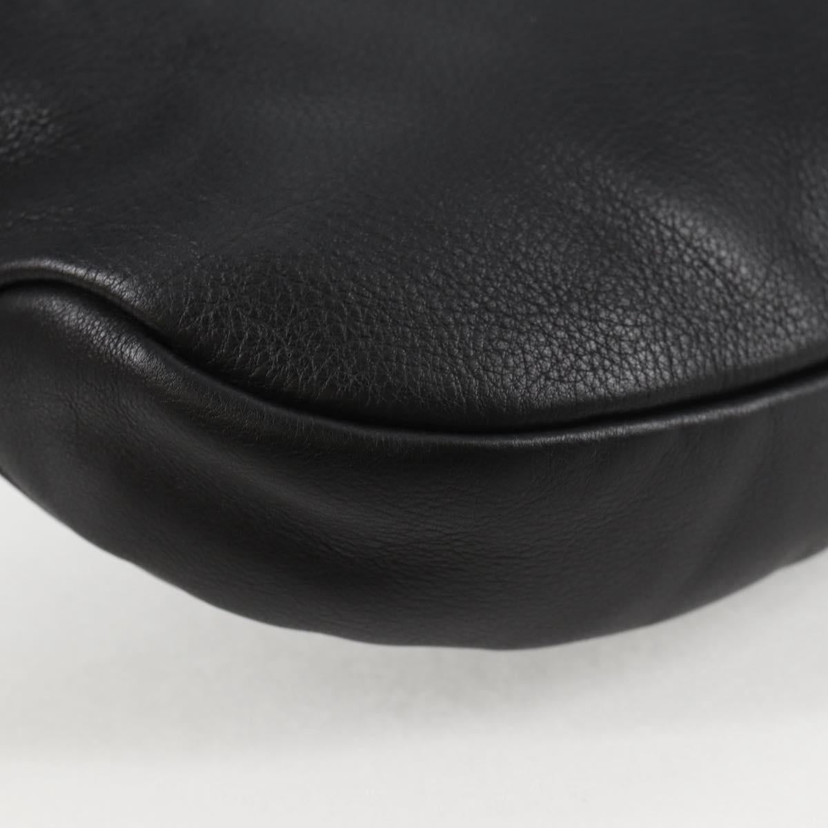 Salvatore Ferragamo Vala Shoulder Bag Leather Black Auth yk18131V